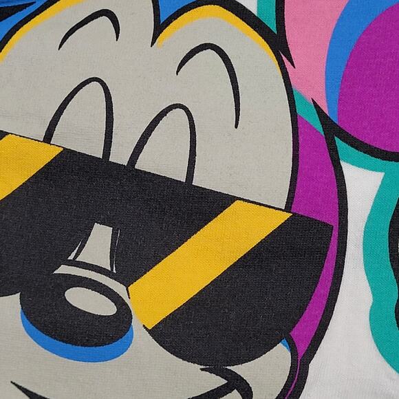 Disney x NEFF Mickey Mouse Shirt Medium 19x26 White - Picture 11 of 15